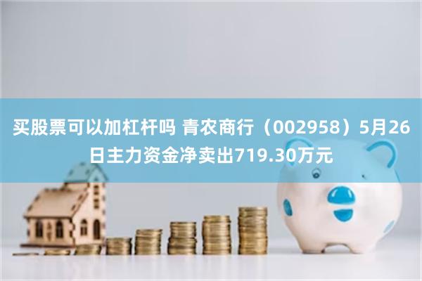 买股票可以加杠杆吗 青农商行（002958）5月26日主力资金净卖出719.30万元