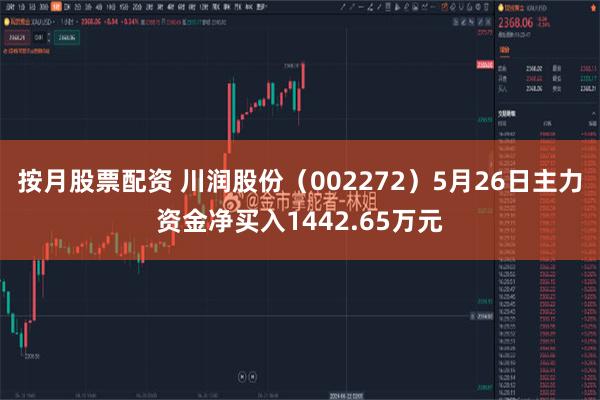 按月股票配资 川润股份（002272）5月26日主力资金净买入1442.65万元