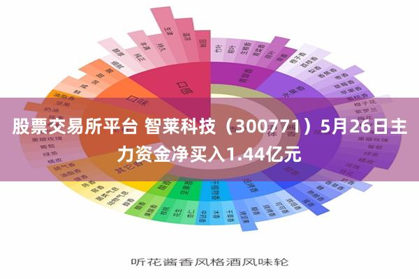 股票交易所平台 智莱科技（300771）5月26日主力资金净买入1.44亿元