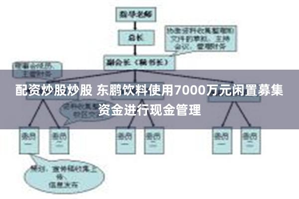 配资炒股炒股 东鹏饮料使用7000万元闲置募集资金进行现金管理
