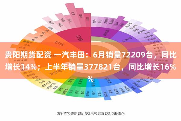 贵阳期货配资 一汽丰田：6月销量72209台，同比增长14%；上半年销量377821台，同比增长16%