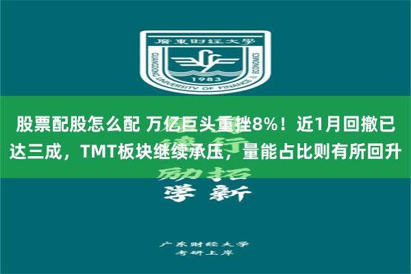 股票配股怎么配 万亿巨头重挫8%！近1月回撤已达三成，TMT板块继续承压，量能占比则有所回升