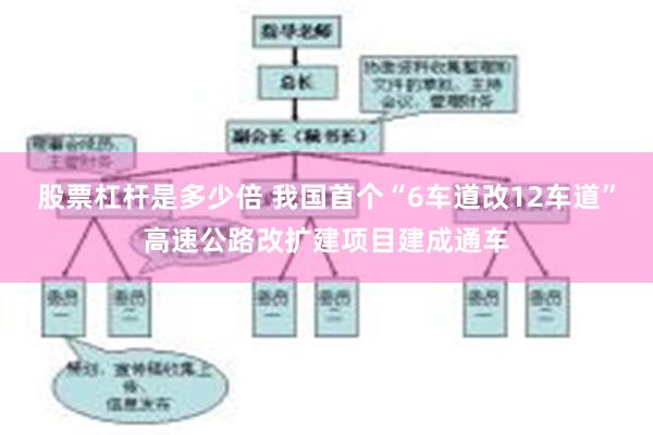 股票杠杆是多少倍 我国首个“6车道改12车道”高速公路改扩建项目建成通车