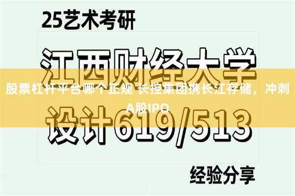 股票杠杆平台哪个正规 长控集团携长江存储，冲刺A股IPO