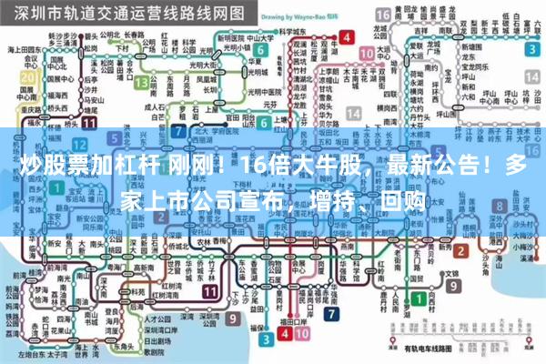 炒股票加杠杆 刚刚！16倍大牛股，最新公告！多家上市公司宣布，增持、回购