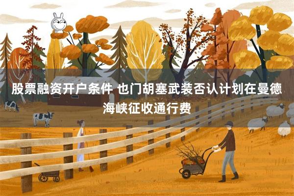 股票融资开户条件 也门胡塞武装否认计划在曼德海峡征收通行费