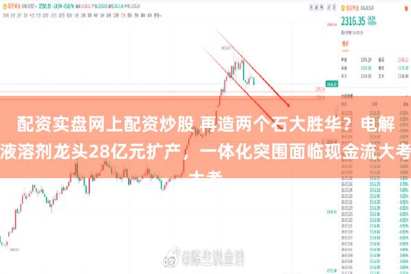 配资实盘网上配资炒股 再造两个石大胜华？电解液溶剂龙头28亿元扩产，一体化突围面临现金流大考