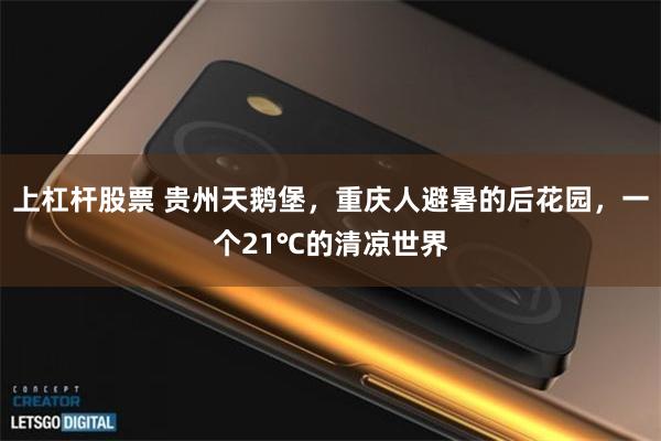 上杠杆股票 贵州天鹅堡，重庆人避暑的后花园，一个21℃的清凉世界