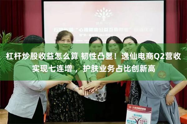 杠杆炒股收益怎么算 韧性凸显！逸仙电商Q2营收实现七连增 ，护肤业务占比创新高